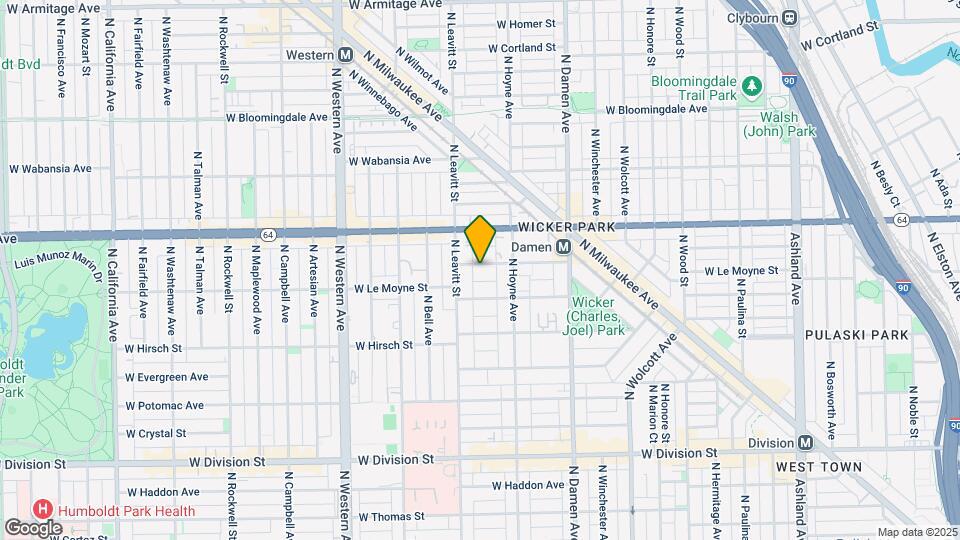 2137 W Pierce Ave Map and Location Details