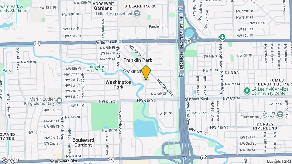 2401 NW 7th St Map and Location Details