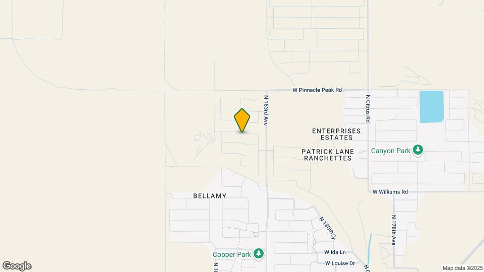 18399 W Jessie Ln Map and Location Details