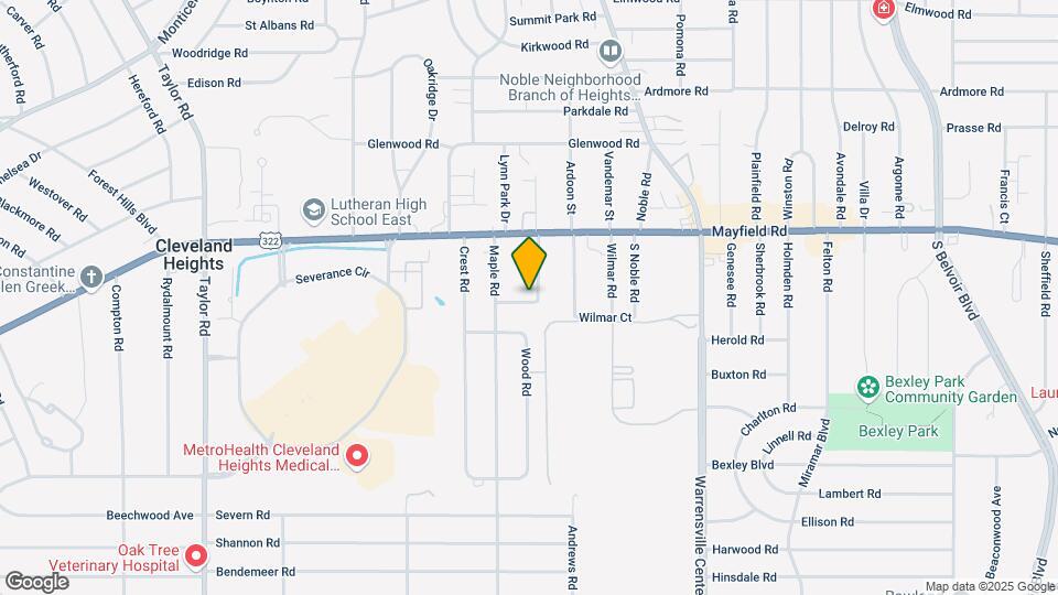 1508 Parkhill Rd Map and Location Details