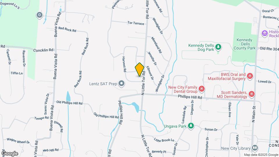 291 N Little Tor Rd Map and Location Details