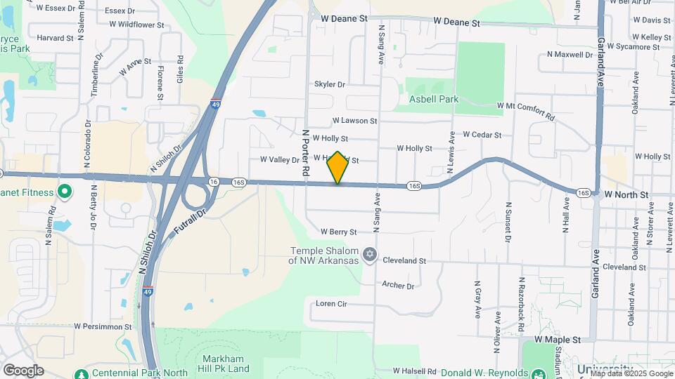 2301 W Wedington Dr Map and Location Details