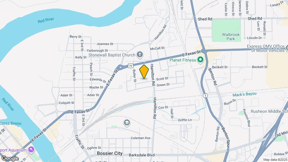 1737 Scott St Map and Location Details