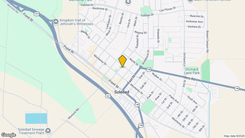 262 Soledad St Map and Location Details