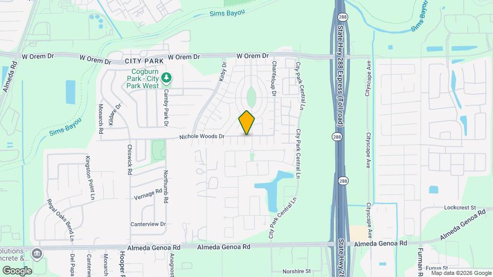 1617 Nichole Woods Dr Map and Location Details