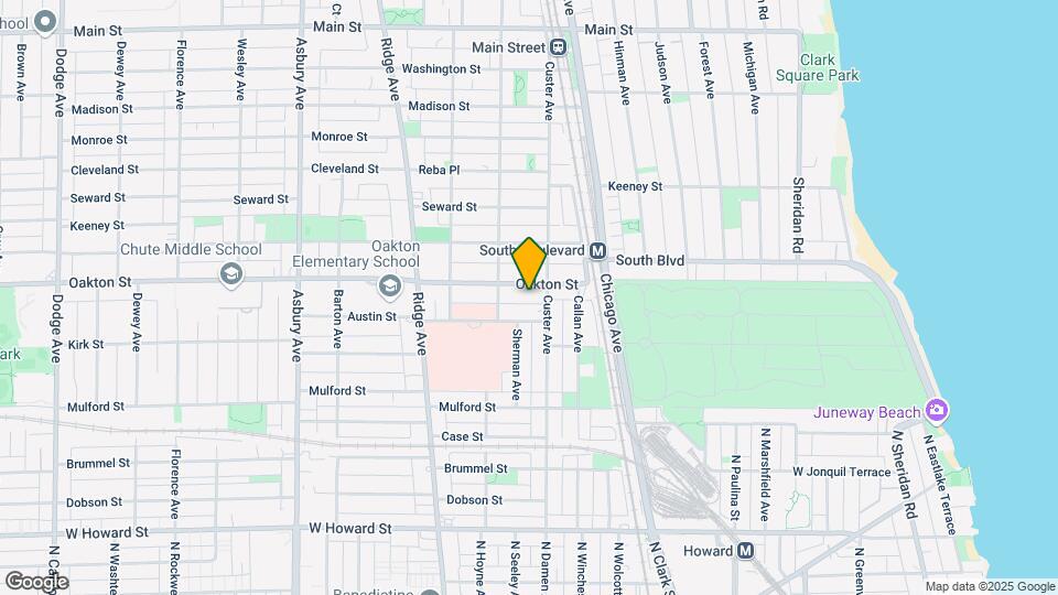 710 Oakton St Map and Location Details