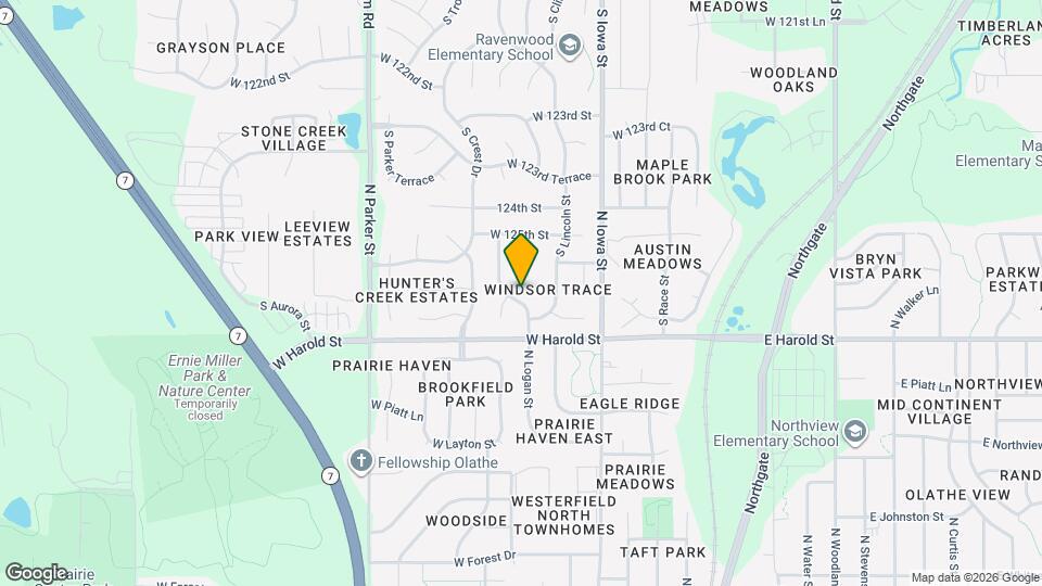 12615 S Clinton St Map and Location Details