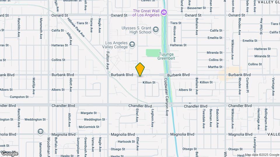 13060 Burbank Blvd Mapa y Detalles de la Ubicación