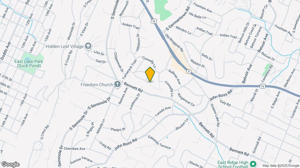 3607 Whitehead Ave Map and Location Details