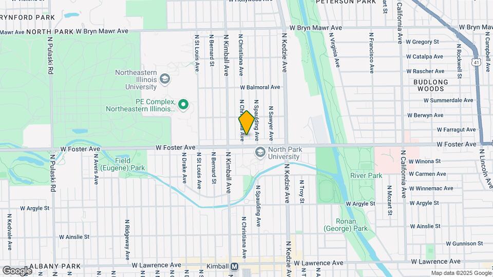 5215 N Christiana Ave, Unit 1R Map and Location Details