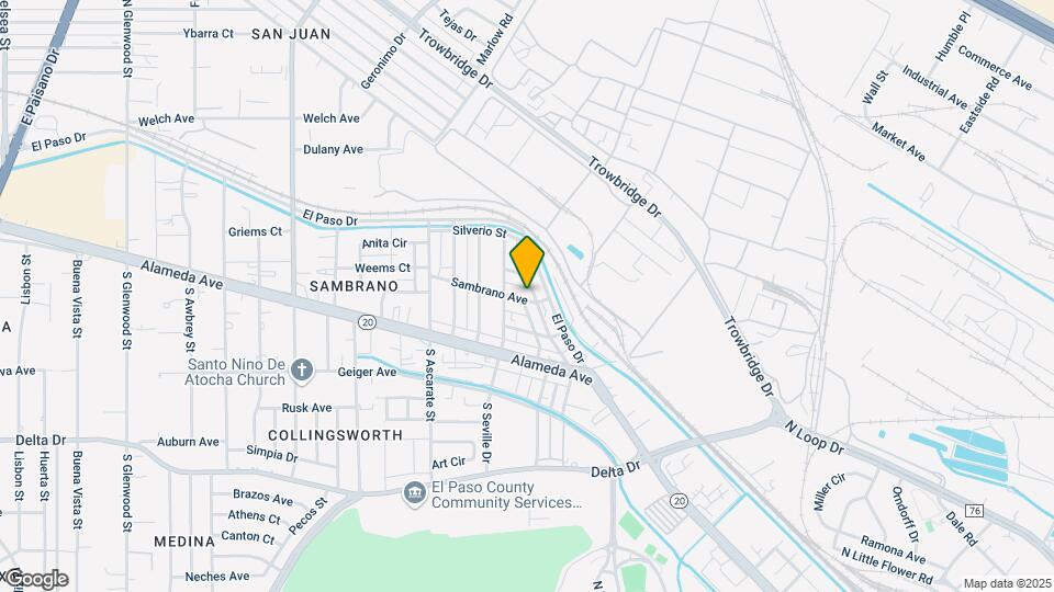 6719 Sambrano Ave Mapa y Detalles de la Ubicación