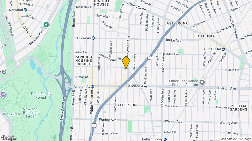 2759 Bronxwood Ave Map and Location Details