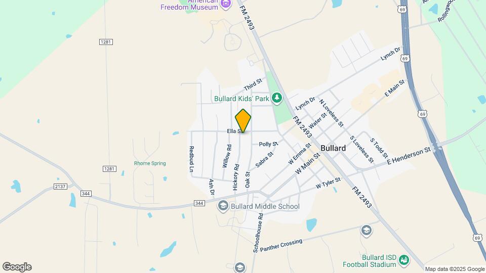 411 Hickory Rd Map and Location Details