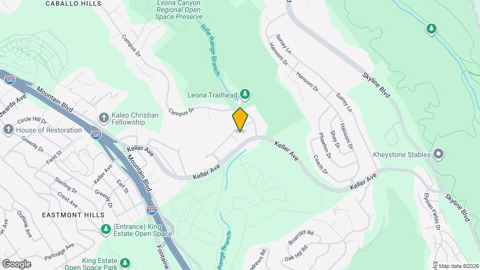 600 Canyon Oaks Dr Mapa y Detalles de la Ubicación