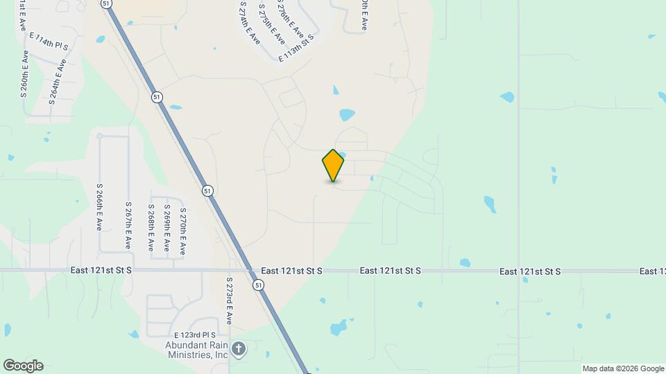 27888 E 118th Pl S Map and Location Details