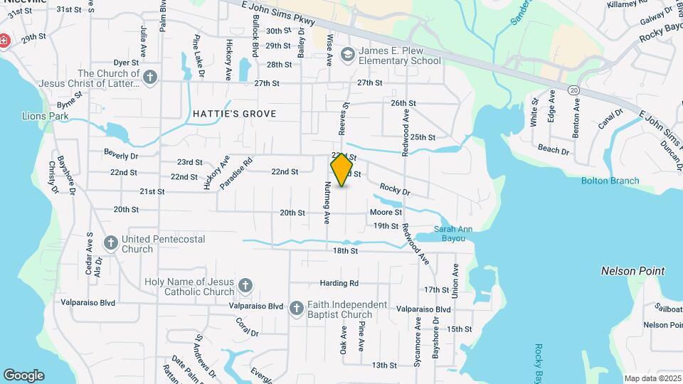 510 Oak Ave Map and Location Details