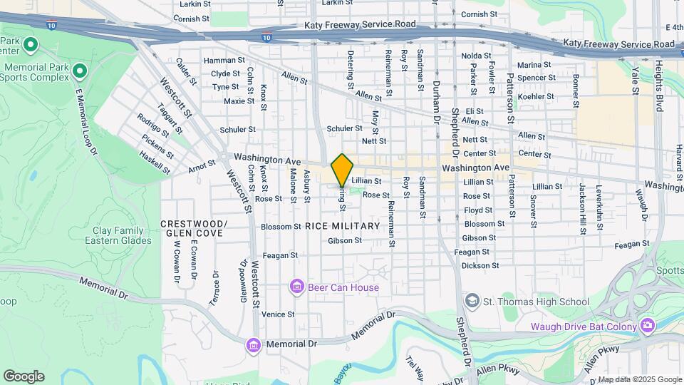 803 Detering St Map and Location Details