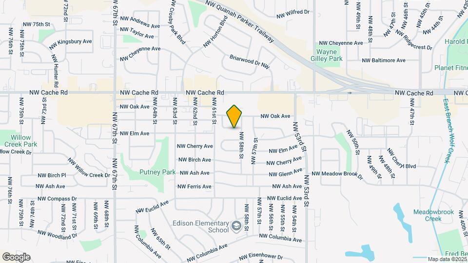 5808 NW Kinyon Ave Map and Location Details