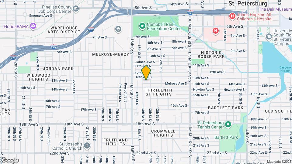 1321 Melrose Ave S Map and Location Details