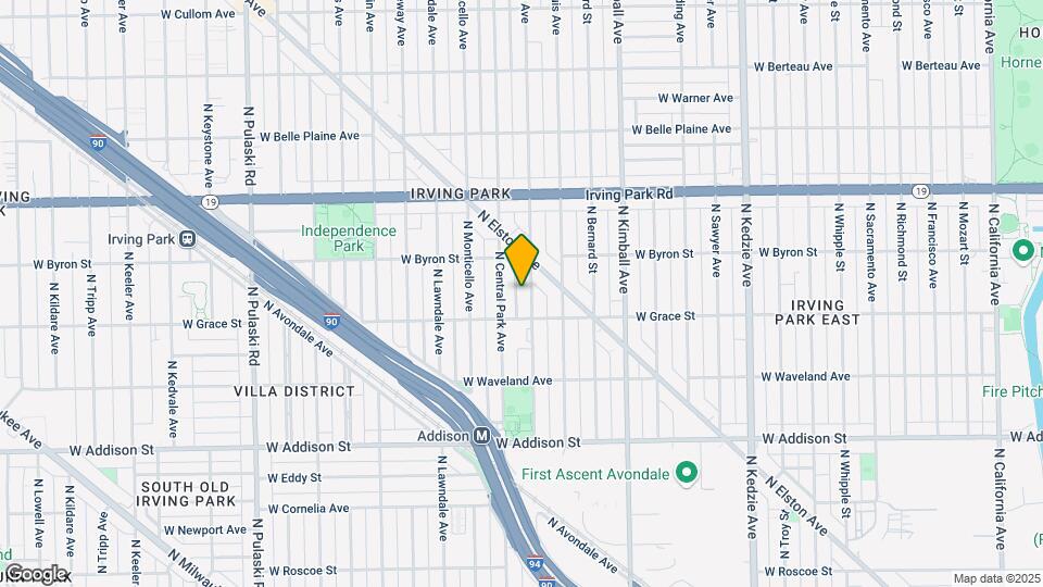 3822 N Drake Ave, Unit 3 Map and Location Details