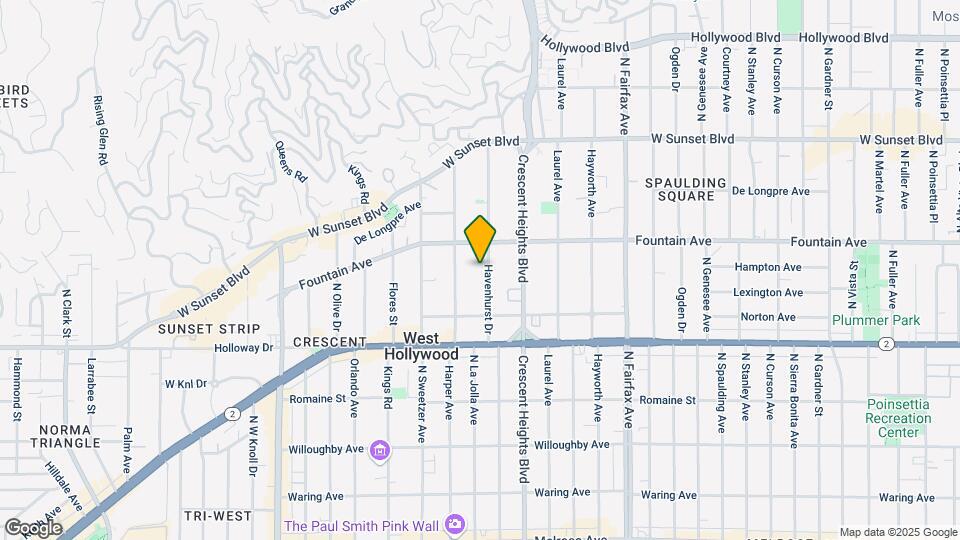 1253 Havenhurst Drive Mapa y Detalles de la Ubicación