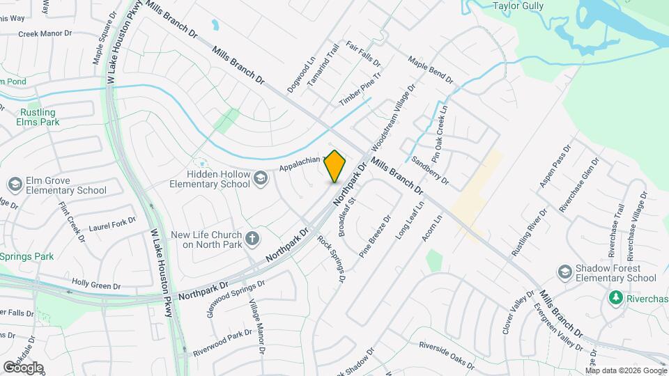 4318 Mountain Peak Way Map and Location Details