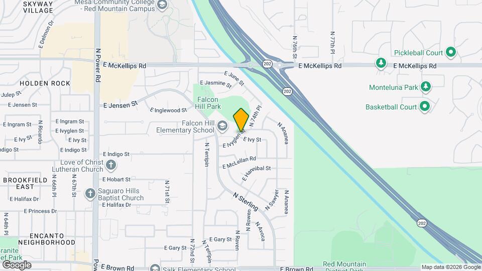 7365 E Ivyglen St Map and Location Details