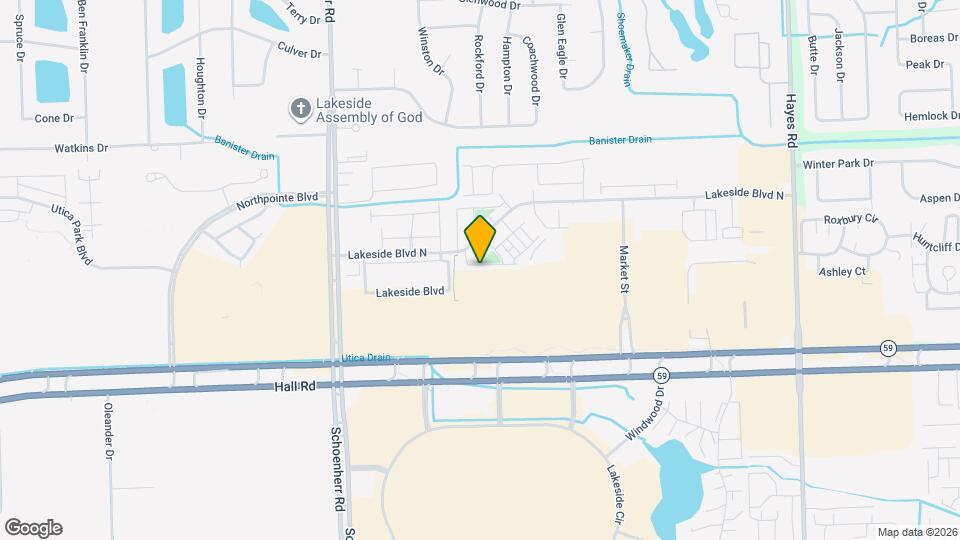 14100 Webster Dr Map and Location Details