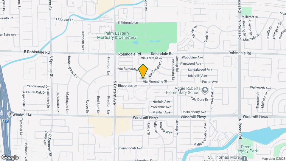 2842 Via Florentine St Map and Location Details