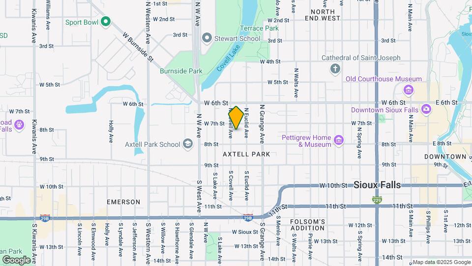 216 N Covell Ave Map and Location Details
