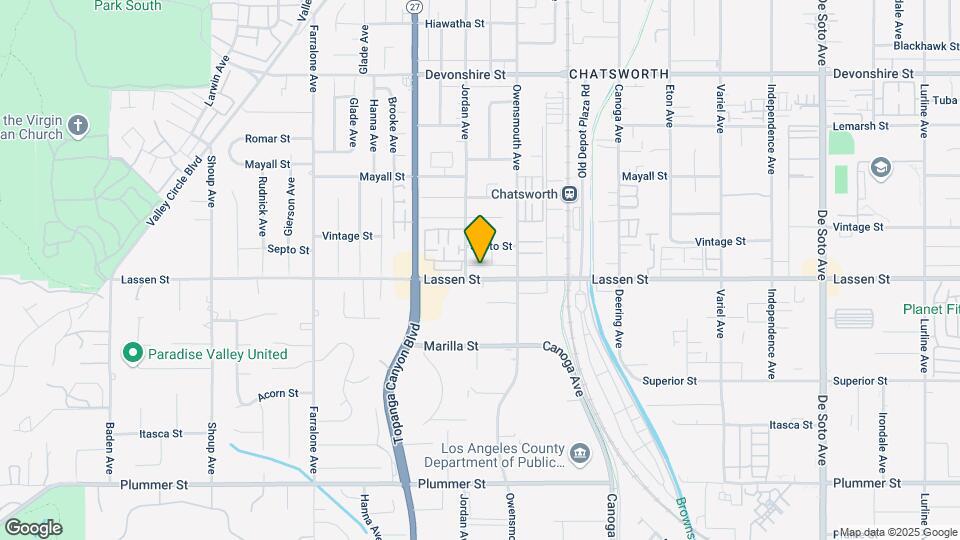 21747 Lassen St Map and Location Details