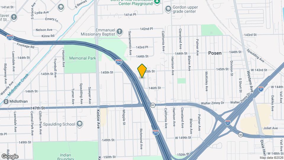 14521 Richmond Ave Map and Location Details