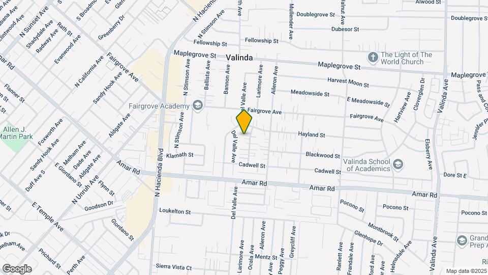 1125 Larimore Ave Map and Location Details