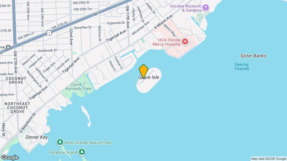 5 Grove Isle Dr Map and Location Details