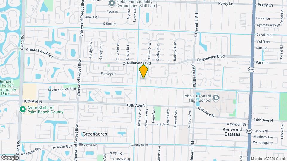 2895 Crosley Dr W Map and Location Details