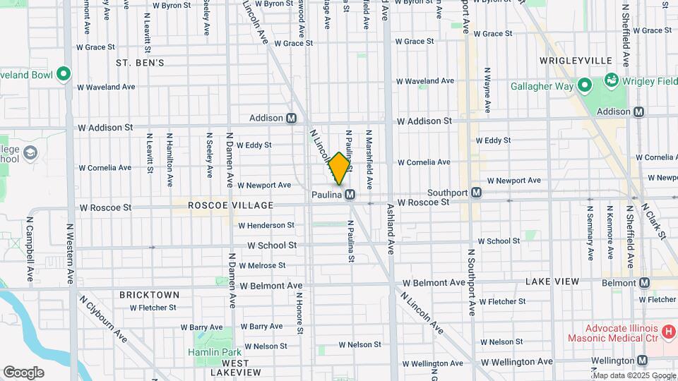 3420 N Lincoln Ave, Unit #201 Map and Location Details