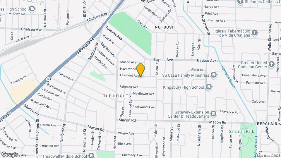 3731 Fairmont Ave Map and Location Details