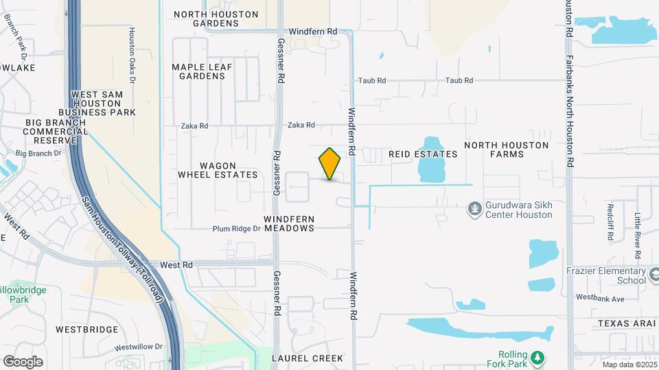 9307 Dewberry Blossom Ln Map and Location Details