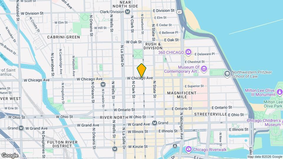 754 N Dearborn St Mapa y Detalles de la Ubicación