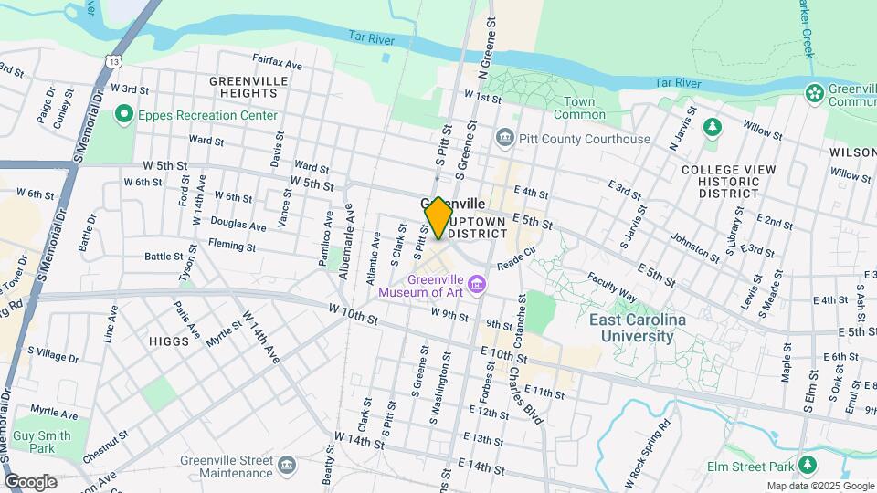University Edge & Dickinson Lofts Mapa y Detalles de la Ubicación