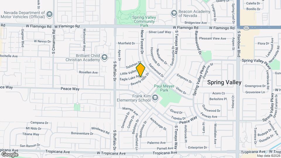 7600 Beverly Hills Dr Map and Location Details