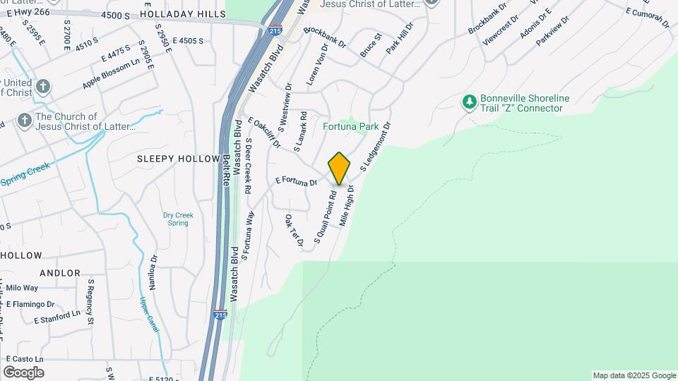 4719 S Quail Point Rd Map and Location Details