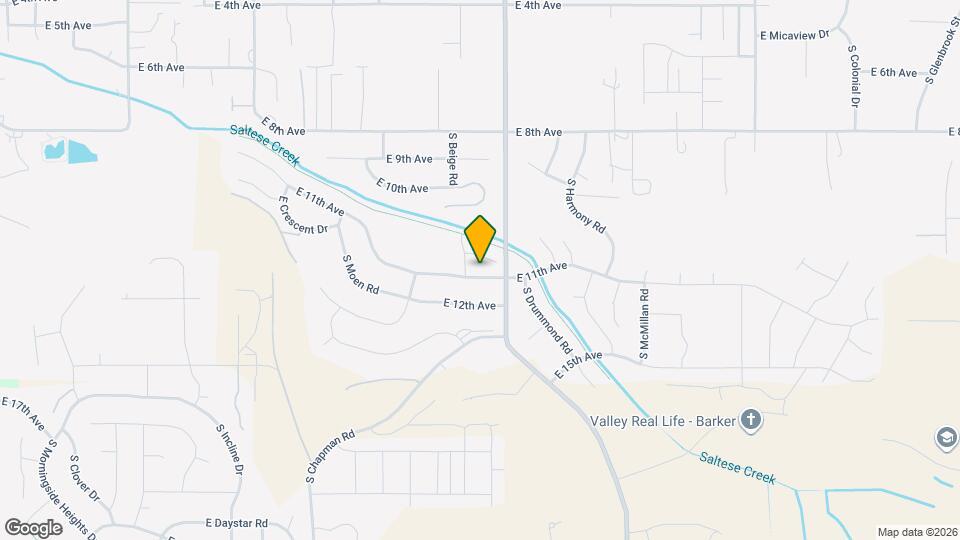 18609 E 11th Ave Mapa y Detalles de la Ubicación