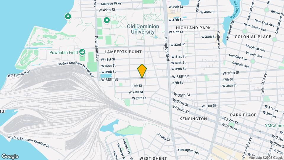 1309 W 38th St Map and Location Details