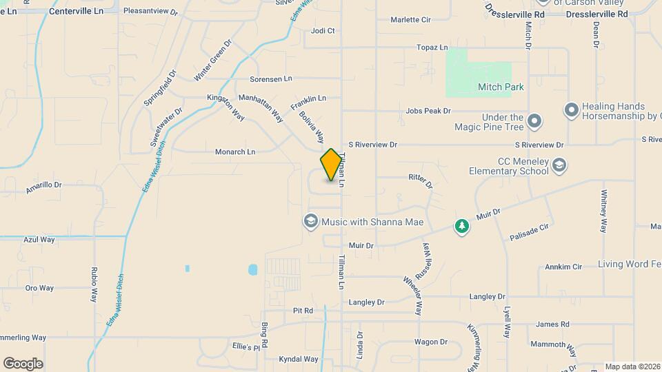 1272 Woodside Dr Map and Location Details