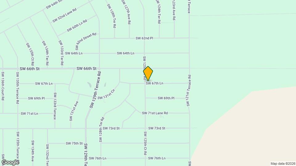12423 SW 67th Ln Map and Location Details