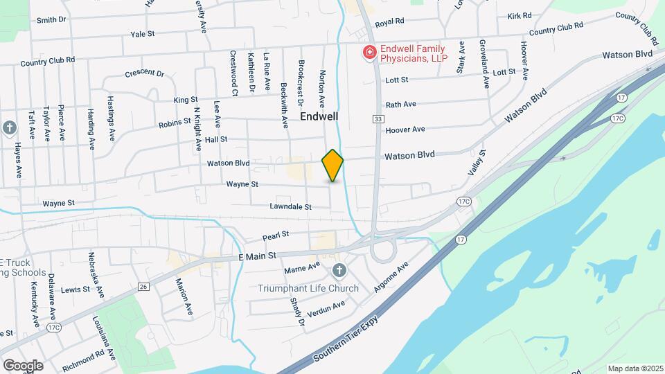 40 N Brookside Ave Mapa y Detalles de la Ubicación