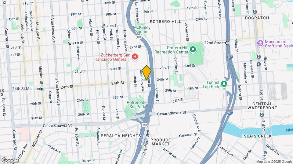 2447 24th St Map and Location Details