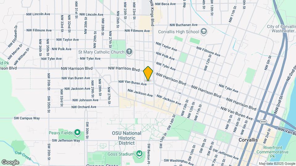 2015 NW Van Buren Ave Map and Location Details