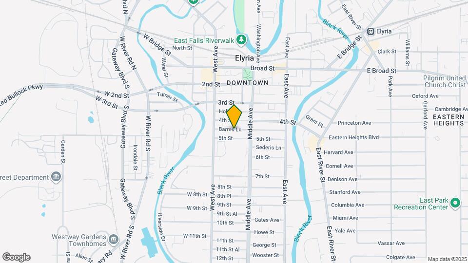 329 5th St, Unit 1 Map and Location Details